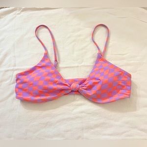 Forever 22 checkered bikini top